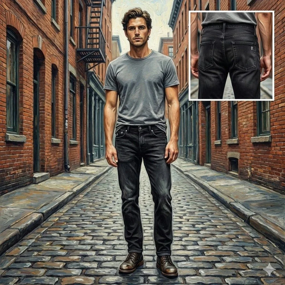 Rag & Bone Fit 2 Slim Loopback Denim Jeans Wylie‎ Grey MED21F1223BBWY 34x32 NEW